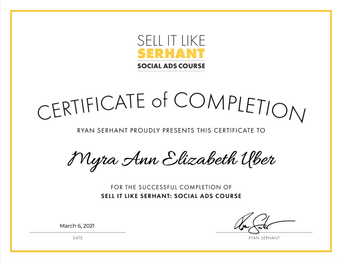 Serhant - Social Media Ads