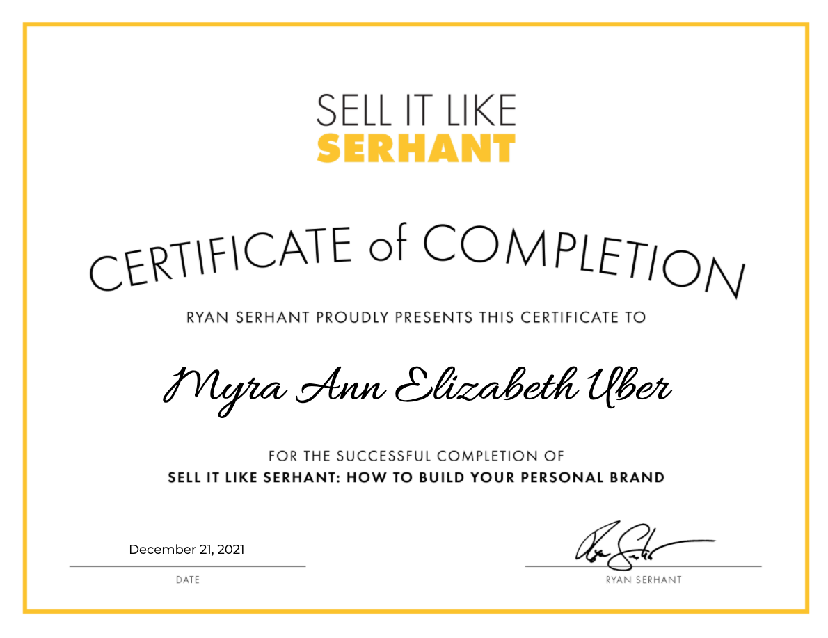 Serhant - Build Your Brand